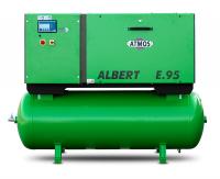 Винтовой компрессор Atmos Albert E 95-10-KRD с ресивером и осушителем